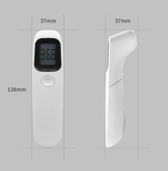 No termómetro infrarrojo de la frente del contacto, termómetro electrónico médico