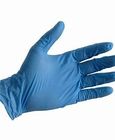 Los guantes disponibles azules libres del nitrilo del polvo resistente químico abultan caja de 1000 proveedor