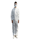 Blanco respirable del PPE de Bunny Type de las batas químicas disponibles de la protección de la enfermedad proveedor