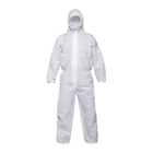 Blanco respirable del PPE de Bunny Type de las batas químicas disponibles de la protección de la enfermedad proveedor