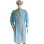Vestidos disponibles no tejidos de Isolation Non Sterile de la enfermera de la microfibra proveedor