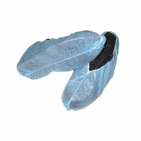El zapato quirúrgico azul disponible barato resistente químico cubre médico proveedor