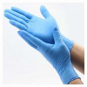 Látex grande azul de los guantes disponibles del examen del nitrilo del Xl no proveedor