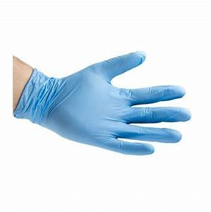 Guantes disponibles resistentes de la mano del examen médico del látex del nitrilo de Xxl 7 milipulgada pequeños proveedor