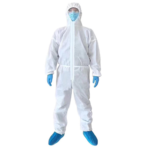guardapolvos a prueba de ácido disponibles todos del Ppe del traje de 3xl Xxxl 50gsm en un traje químico proveedor