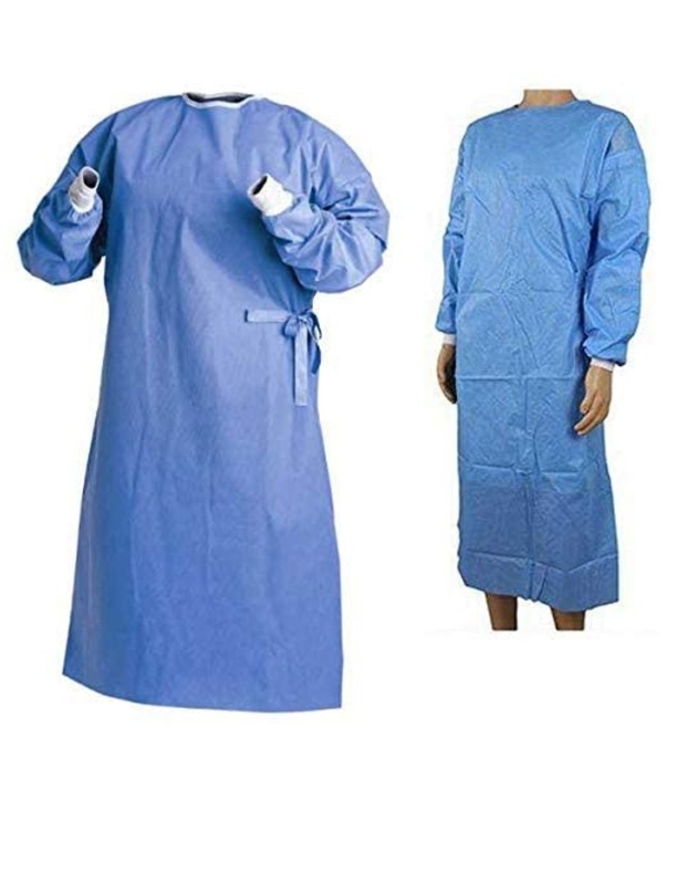 Quirúrgicos disponibles del plegamiento apto para el autoclave no tejido friegan los vestidos cerca de mí proveedor