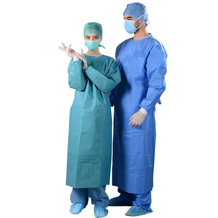 Vestido disponible quirúrgico de Ot del paño médico estéril para los doctores proveedor