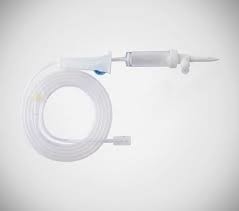 No el Pvc Microset intravenoso del filtro de 15 micrones lleva a cuestas la tubería en venta proveedor